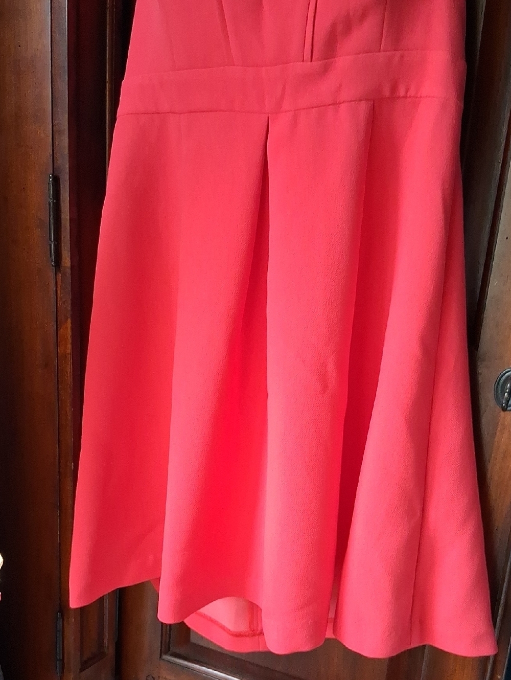 BCBGeneration Red Midi A-Line Dress Sz 4 - Picture 4 of 13